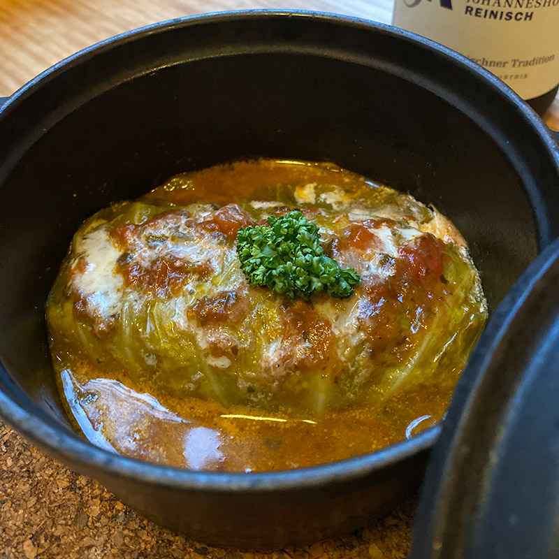お料理メニュー